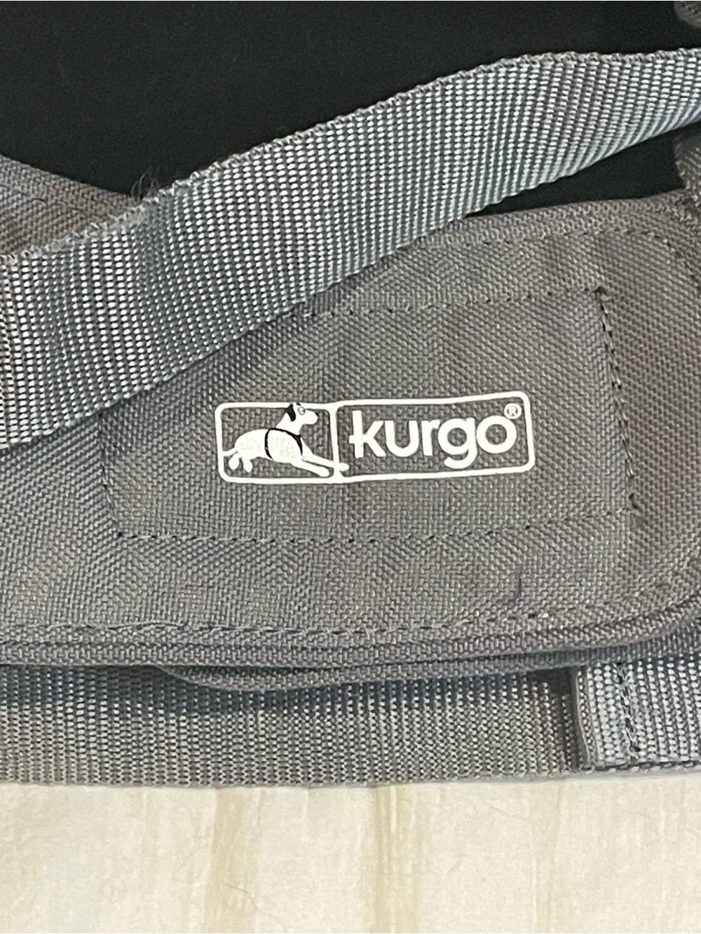 Kurgo Dog Car Seat Protector Hammock Barrier Gray Blue Pet Travel Cover Adjusts